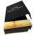 Brand name black paper custom print logo foldable packing box for gift