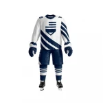 Breathable Anti-UV Hockey Jersey Sets Sublimation Team Name Logo High Quality Men Long Ice Hockey Uniform