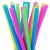 Import Bubble tea colorful PLA plastic drink straws from China