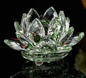 Buddhist Supplies Crafts Gifts Home Decorations Crystal Lotus Decoration