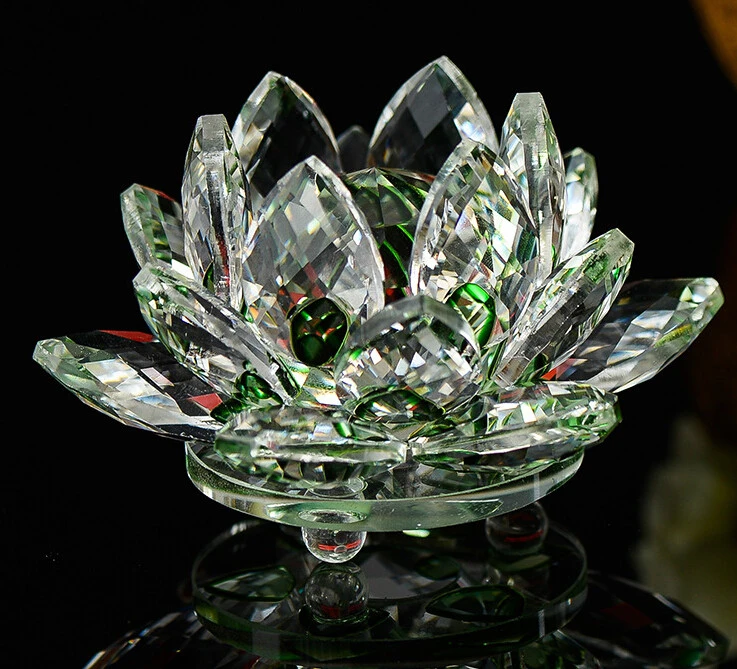 Buddhist Supplies Crafts Gifts Home Decorations Crystal Lotus Decoration