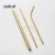 Import bulk cheap food grade 304 stainless steel recyclable straw set from China
