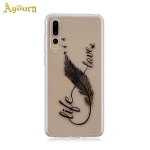 Bulk Supply Factory Wholesale IMD Soft TPU Shockproof Phone Shell High Quality Case for Huawei P20 Pro