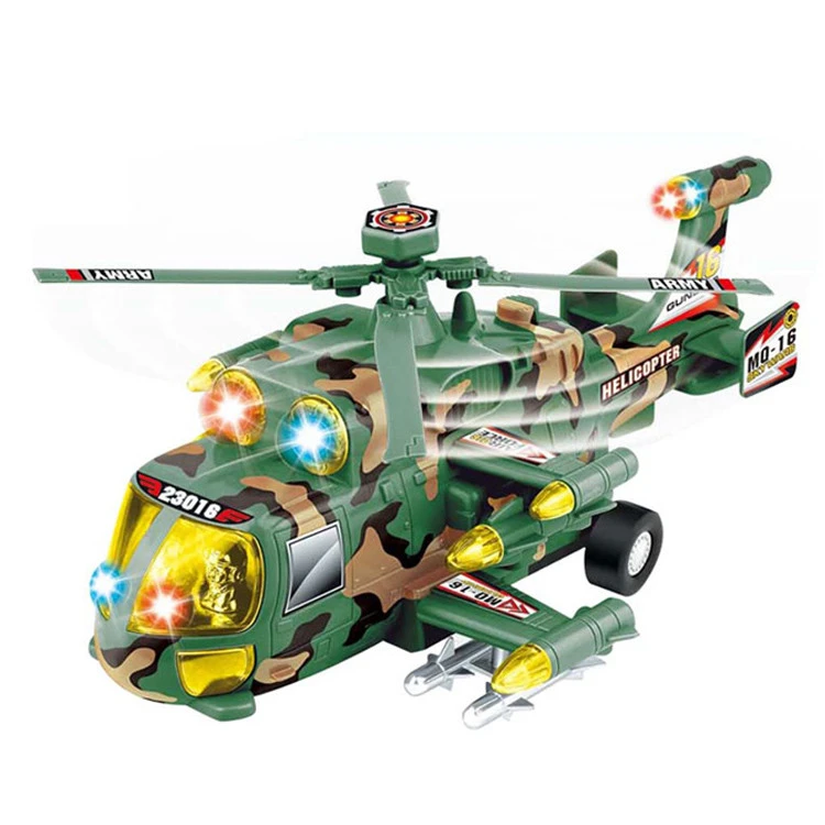 Bump go battery operated helicopter toy for kids