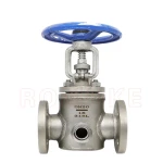 BZ41W-16P  Stainless Steel CF8 CF3 CF8M CF3M Insulation Jacket Flange Manual Gate Valve