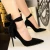 Import c10056a western style ladies party high heel shoes women dress shoes from China