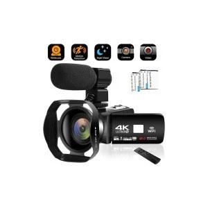 Camcorder 4K HD Video Camera 18X Digital Zoom Camcorder with Portable Handheld