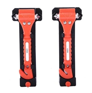 Car Bus Safety Emergency Hammer Rescue Kit Tool with Seatbelt Cutter Lifesaving Window Breaker With Holder