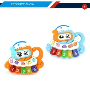 Cartoon octopus musical instrument keyboards electronic organ for baby