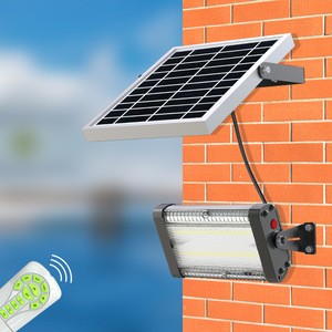 Ce Rohs Outdoor Ip65 Solar Powered 10W Led flood light With Remote Control