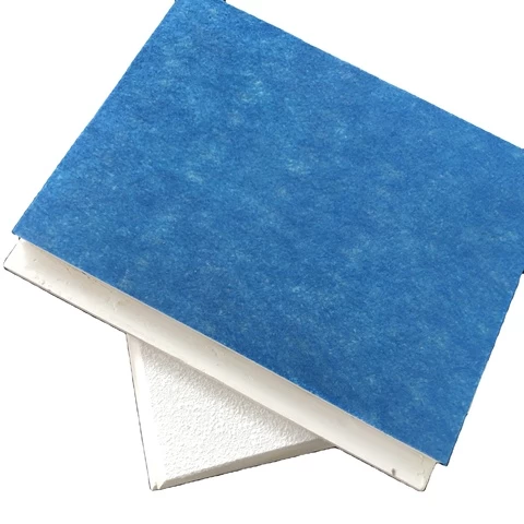 Ceiling tiles 60*60 Acoustic high density glass Fiber Ceiling Board Fireproof Sound Insulation Acoustic Ceiling Board