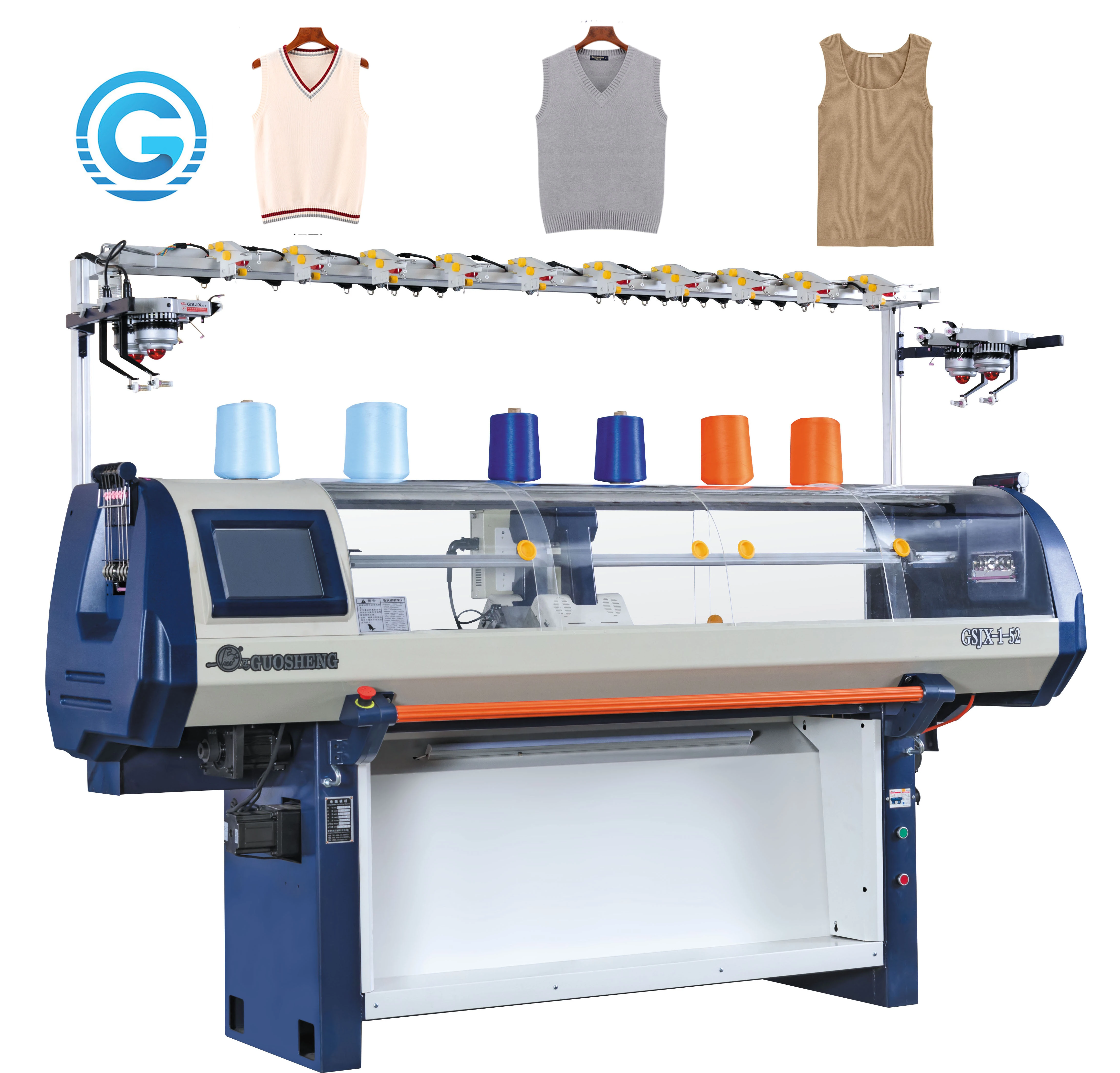 changshu automatic cardigan knitting machines,with gold-beamlight needles