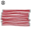 CHAOYI JST GH Series 1.25MM 2/3/4/6/8/10/12P Terminal Wire Harness Red Ribbon Wire with SMD Connector Wire Harness for LED light