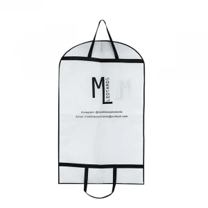 Cheap Price Custom Logo Handle Garment Duffle Dust Cover Bag With Zip