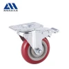 Cheap price various sizes swivel trolley caster wheel with brake