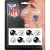 Import Chicago Bears 8-PC Peel And Stick Tattoo Set-Officially Licensed from USA