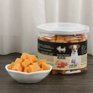 Chicken Diced Pet Food Products 180g Canned Dried Chicken Particle Dog Treats Yufu005