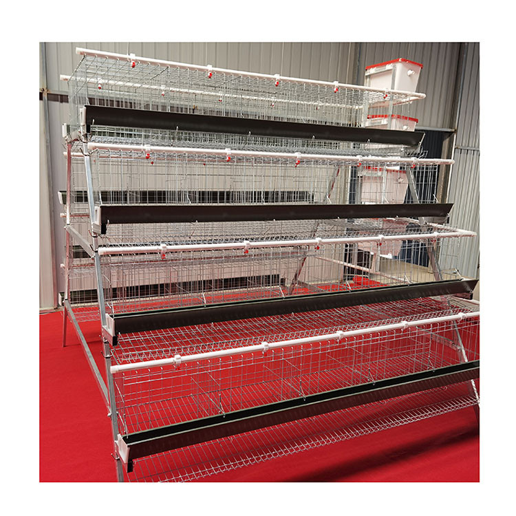 Buy Chicken Layer Cage 4 Tiers 200 Birds A Type Poultry Layer Battery ...