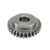 China Factory C45 Steel Stainless Steel Nylon 1M Helical spur gear with hub