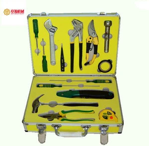 China high quality customized 15pcs household garden present tool set