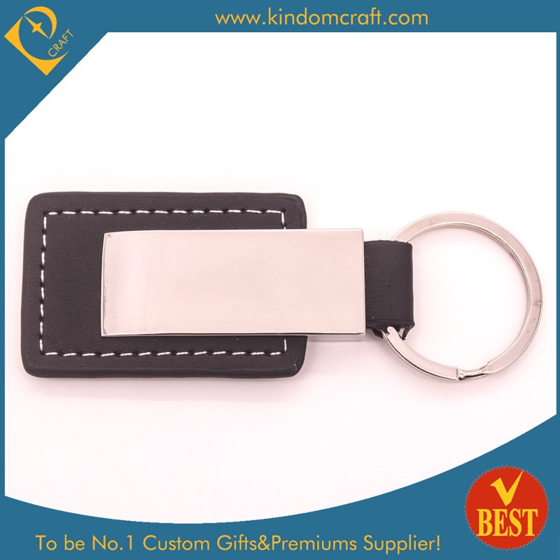 China High Quality Customized Genuine Leather Key Ring in Low Price for Gift