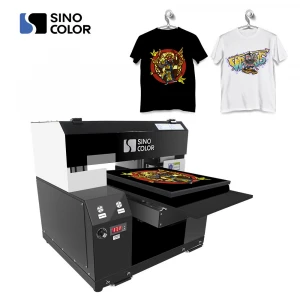 China hot sale 30x40cm digital textile commerical t shirt printer plotter apparel pattern printing machine