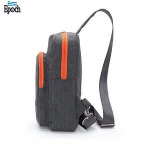 China manufacture nice design canvas material unisex backpack with one strap in bulk