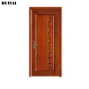 China Supplier Modern Solid Wood Door Bedroom Teak Wooden Door Fire Interior Red Wooden Door