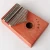 China supplier Portable Fashion 17 Key Mahogany Kalimba  Sanza Finger Thumb Keyboard Marimba Wood Musical Instrument