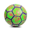 China Waterproof Machine Stitched Nylon Wound Leather Sports Football Soccer Ball With Logo