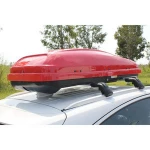 Chinese automobile roof box cargo carrier factory Vacuum Forming ABS Plastic U-bolts installation Car roof carrier box