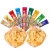 Import Chinese cheap snacks mixed flavor non-fried mini hard potato chip cookies 50g from China