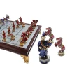 Chinese chess crystal  manual set  chess table pewter chess pieces games  factory customized