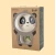 Import Chinese panda shape cute bamboo fiber kids dinnerware set , reusable kids dinnerware set bamboo from China