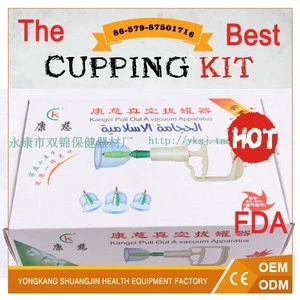 Chinese traditional therapy vaccum cupping set