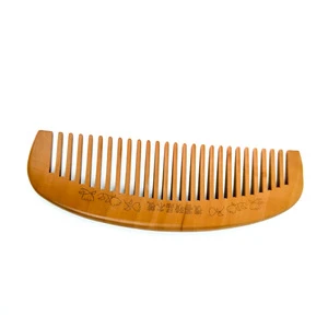 Chinese wooden luxurious hair comb for mens moustache and beard