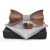 Import Classic 3d embossed wooden bow tie suit lattice square cufflinks casual solid wood environmental protection suit from China