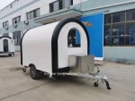 Classic Street Coffee Milk Tea Juice Drinks Trailer Cart Vending Caravan Mobile Kiosk Electric Food Truck