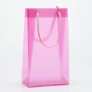 Clear Cosmetic Pvc Pp Transparent Plastic Bag For Shopping