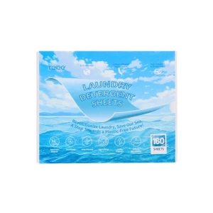 Clothes Clean No Plastic Jug Laundry Detergent Sheets Private Label Laundry Detergent Sheet