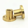 CNC machining brass Screw nut Non standard customized processing machining service Screw nut