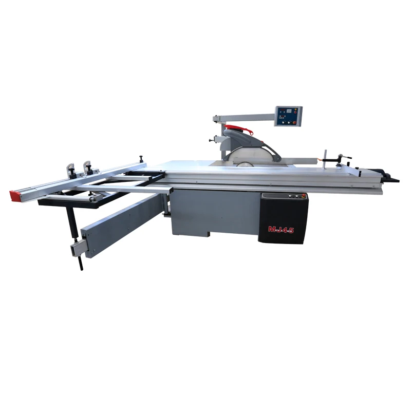 CNC sliding table saw panel cutting saw woodworking machine with digital fence moving