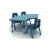 Colorful desk and chair kindergarten classroom children furniture set HFA-27301