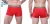 Import Comfortable Fabric Customized Adult Males Red Cotton Boxer Briefs Young Men Underwear from China