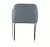 Import comfortable mail order package metal tube chromed grey fabric dining chairs upholstered armchair from China