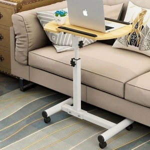 Commercial Furniture Computer Desk Holder Hot Sale Factory Direct Wholesale Double Layers Wood Computer Stand Laptop Desk Holder