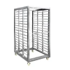 Commercial Kitchen Equipment 201/304 Stainless Steel  Bread Cooking trolley Backering tray Bakery Bread Rack with 20 pans