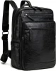 computer bag waterproof reusable customized Mens Fashionable new arrival Leather Laptop Backpack Stylish Leather Bag
