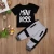 Import Conyson wholesale two Pieces Summer Kids Toddler Baby Boys Clothes Set Children Little Boys Letter T-shirt Tops Pants Outfit set from China