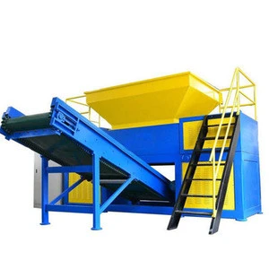 copper bars and pipes crushing equipment Twin Shaft Shredder